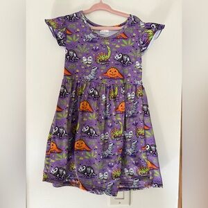 Purple Dinosaur Halloween Dress
